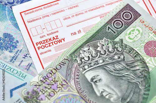 money order- przekaz pocztowy