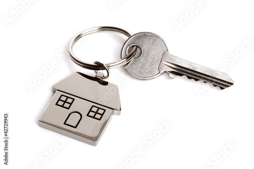 House key on keyring