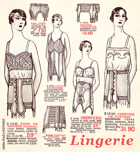 lingerie 1930