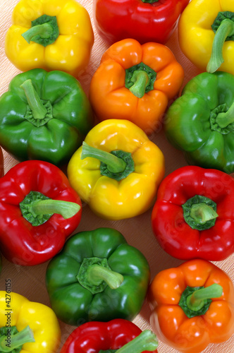 Colored bell peppers