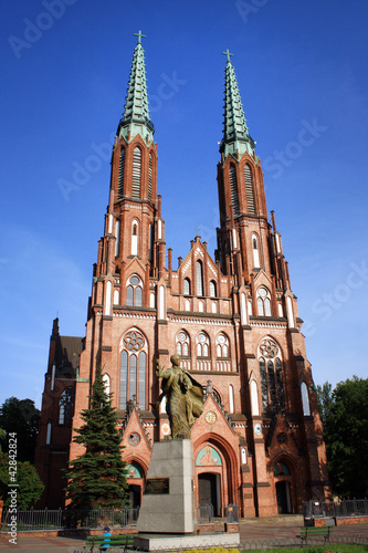 Cathedral of saint Florian in Warsaw in Poland
