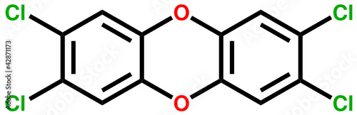 Poison dioxin (2,3,7,8-Tetrachlorodibenzo-p-dioxin)