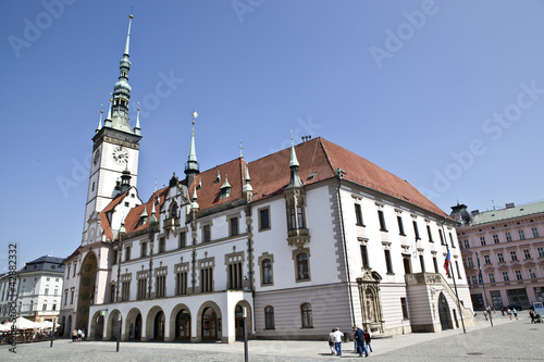 Main square in Olomouc, Czech republic