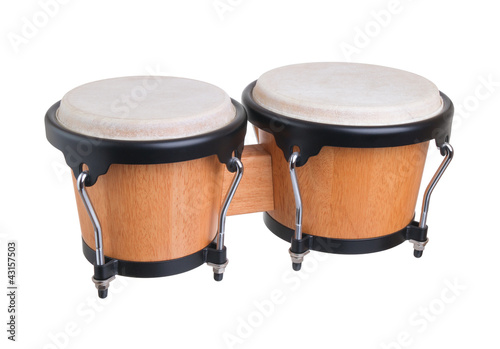 bongos on a white background