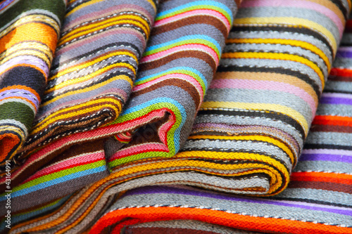 Traditional estonian colorful textile