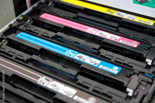 Cartridges of color laser multifunction printer