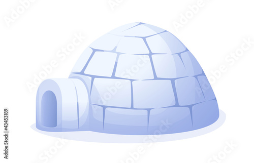 vector icon igloo