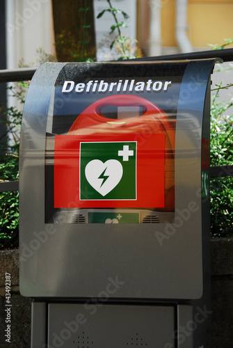 Defibrillator in der Stadt