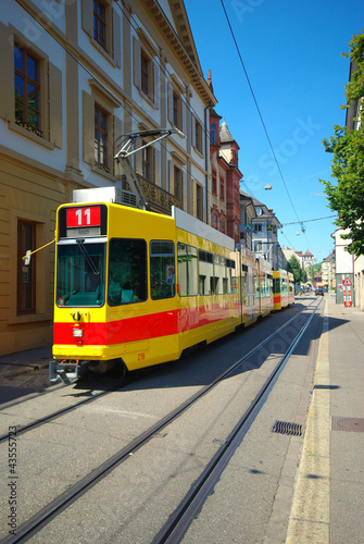 Tram de Bâle, Suisse.