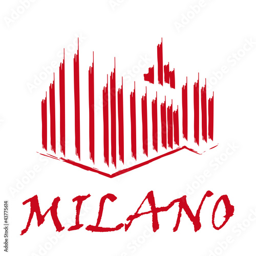 Drawing Logo Milano # Vector
