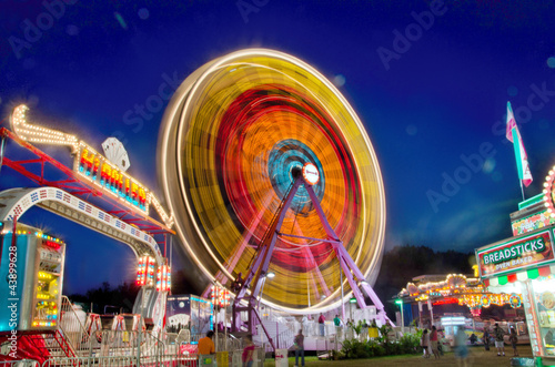 Twilight over the fairground