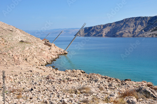 Fishing platforms, tunera for the monitoring of tuna fish in Luk