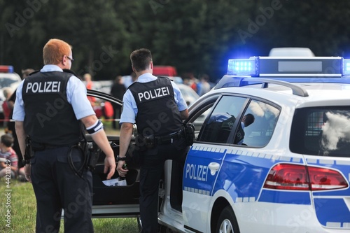 Polizisten im Einsatz