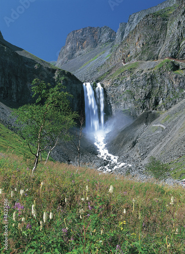 waterfall in the Mt. Baekdu