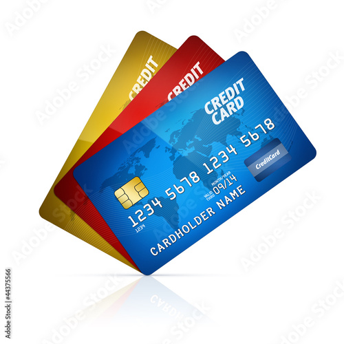 Credit card collection isolated