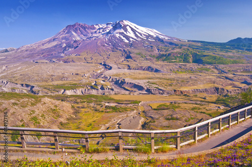 Beautiful view of mount saint helens