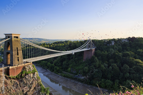 Clifton suspension bridge and Balloon Fiesta