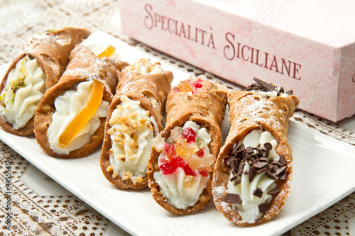 Sicilian cannoli