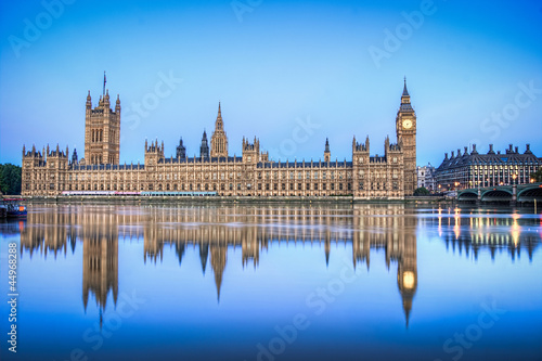 Hdr image of Houses of parliament