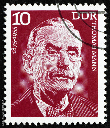 Postage stamp GDR 1975 Thomas Mann, Writer