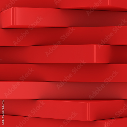Column of red blocks