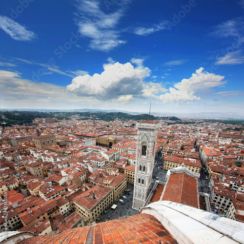 Florence - Campanile vu de la coupole