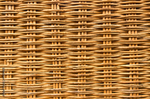 Brown wicker texture background made from basket