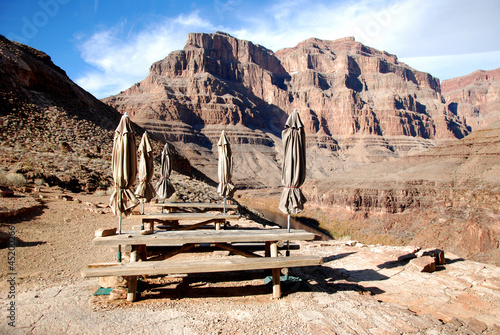 Benches on Grand Canyon