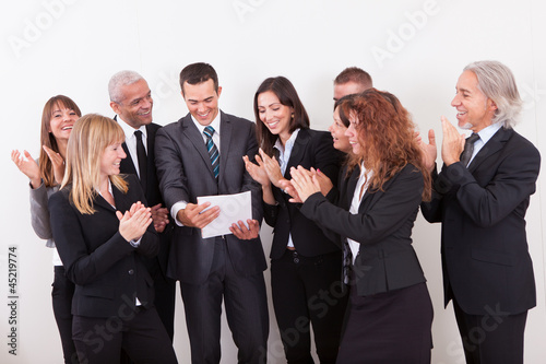 Business Team Applauding