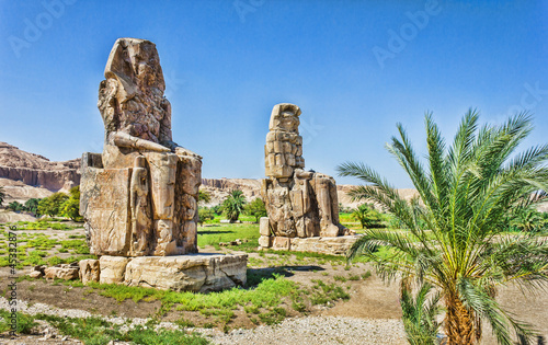 Colossi of Memnon, Valley of Kings, Luxor, Egypt