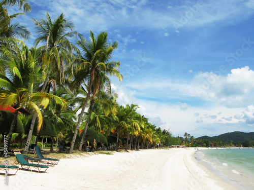 Tropical beach of Langkawi island, Malaysia
