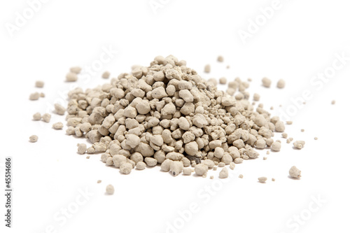 cat litter isolated