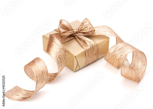 Luxurious gift isolated on white background