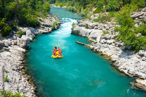 rafting in the green canyon, Alanya, Turkey