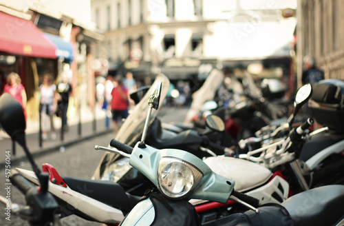 Mopeds in Paris