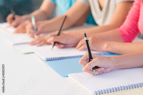 Students at lecture