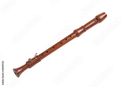 wooden recorder