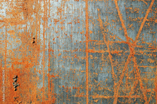 Scratched rusty metal texture