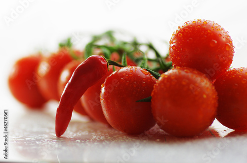 Tomaten mit Chili