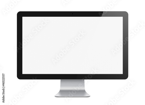 Modern Computer Monitor Isolated