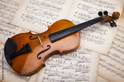 Old violin background