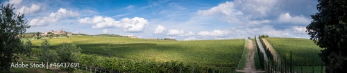 Panorama photo of Toscana landscape
