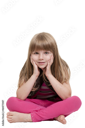 Little Girl Sitting