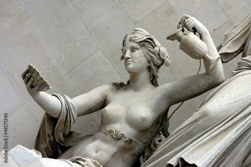 Statuary goddess (Trieste, Italy)
