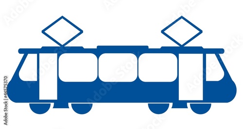 Tramway bleu