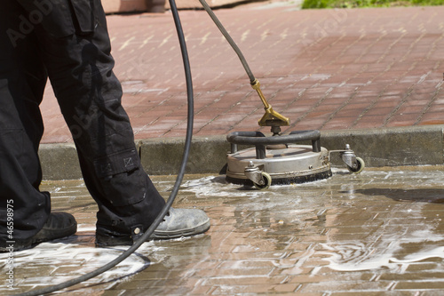 paving cleaning