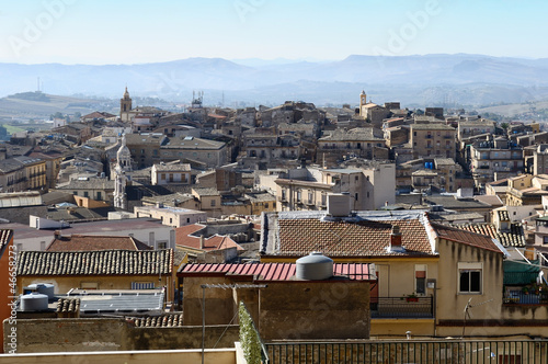 Panorama del centro storico di Caltanissetta