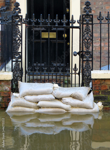 York flooded street