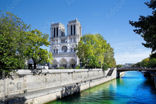 Notre Dame Cathedral, Paris, France.
