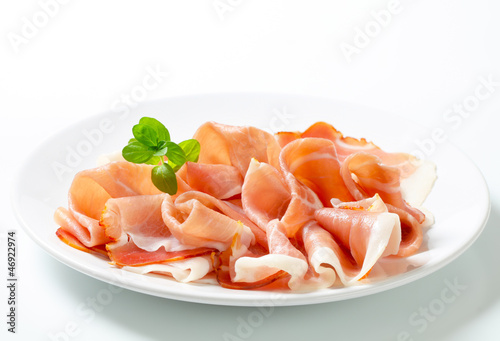 Thinly sliced prosciutto